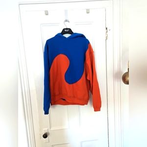 ERL swirl blue red mens XL Hoodie
